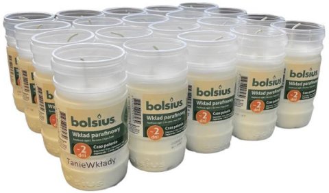 Wkład parafinowy Bolsius 2 dni - 20 sztuk
