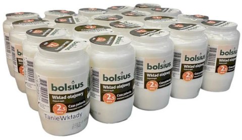 Wkład olejowy Bolsius Memento 2,5 dnia - 20 sztuk