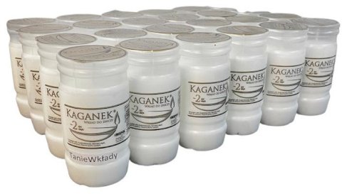 Wkład parafinowy Kaganek 2 dni - 24 sztuki