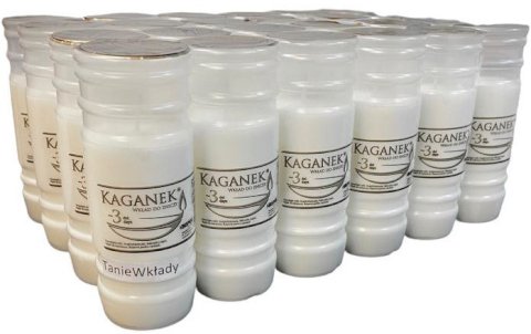 Wkład parafinowy Kaganek 3 dni - 24 sztuki